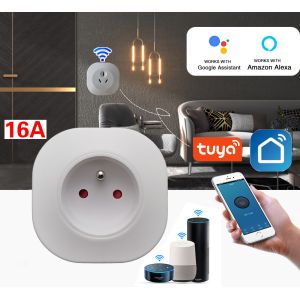16A 20A Smart Light Socket Voice Activated Wireless Electric Socket Overload