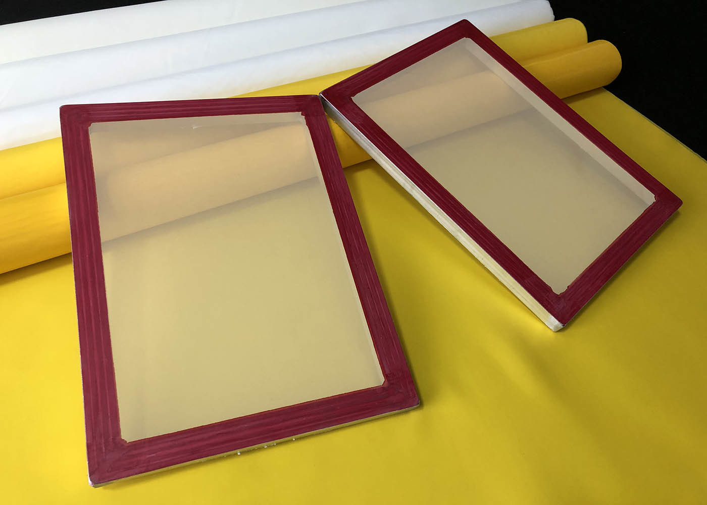 China Aluminium Silk Screen Frames With 100 Mesh Screen Printing Material wholesale