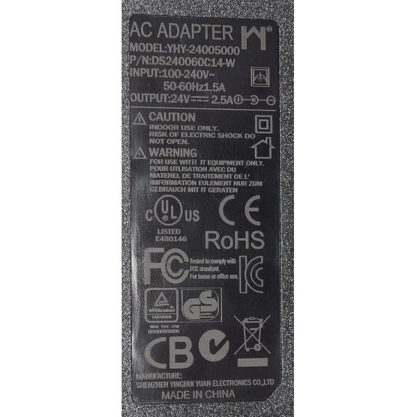 Durable UL Power Supply 24v 2.5a UL62368 California Proposition 65 CEC