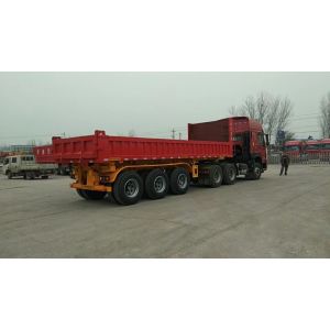 45 Ton Heavy Duty Semi Trailers With 8.0-20 Tires And 8000kg Tare Weight