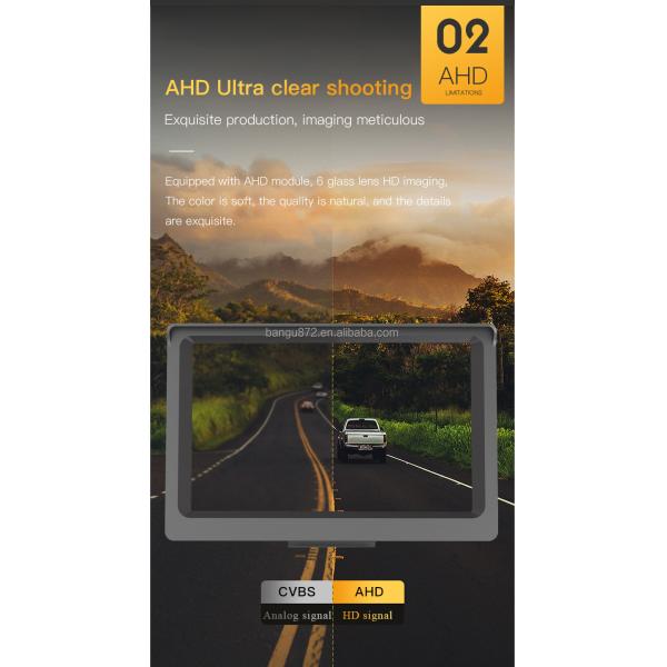 Universal Blind Spot Monitoring System with 5 Inch LCD Screen