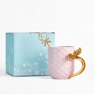 China Luxury Porcelain Coffee Cup Drinkware Coffee Cup Ceramic Mug wholesale