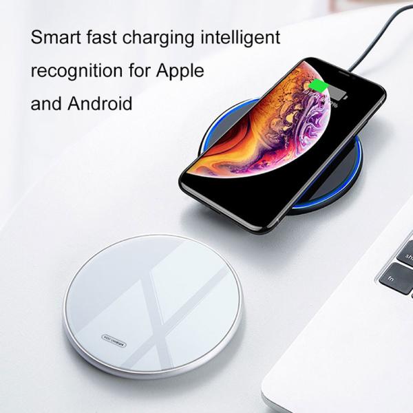 Quality Universal 15W OVP OTP OCP Aluminum Wireless Charger Custom logo for sale