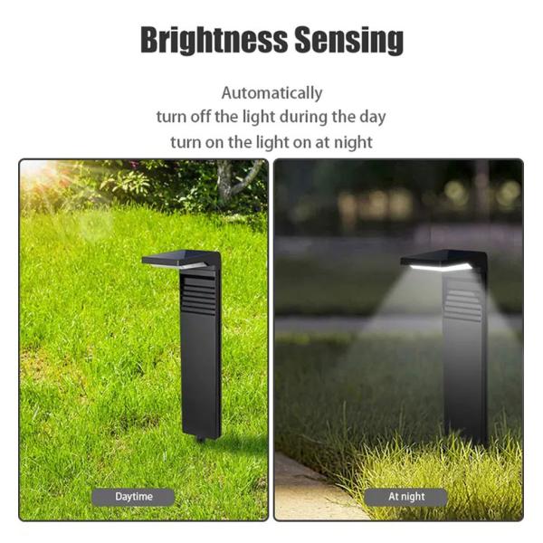 Waterproof Led Solar Garden Lawn Lights Walkway Outdoor Pathway Spike