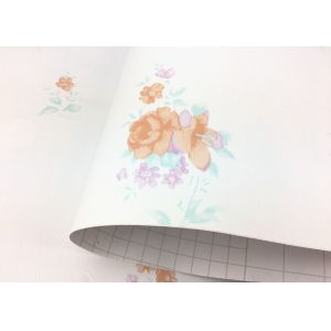 PVC Self Adhesive Removing Vinyl Wallpaper Fashionable Water Ink Printing