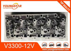 China Casting Iron Material Complete Cylinder Head Assy For Kubota V3300 12V Forklift wholesale