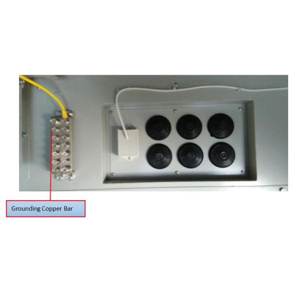 BTS Outdoor Cabinet , Outdoor Network Enclosure Hot Dip Galvanized Steel Sandwich Panel