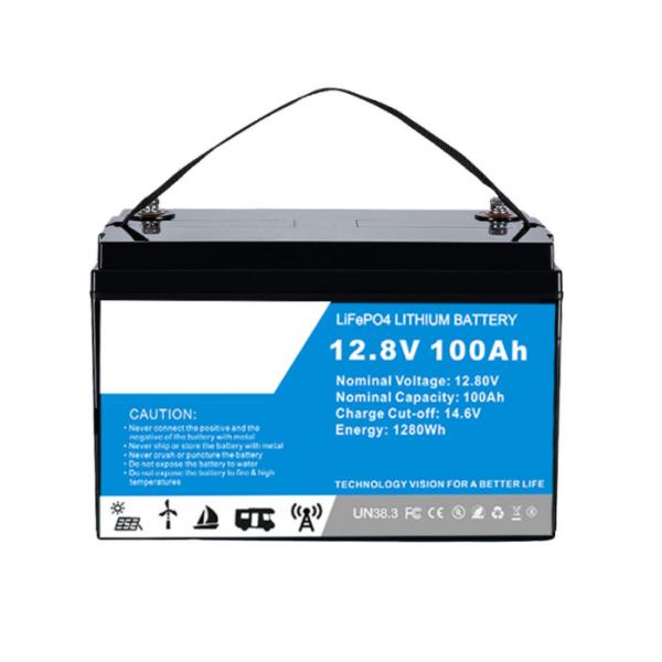 OEM 12.8V 100AH LiFePO4 Battery Cell For Energy Storage System