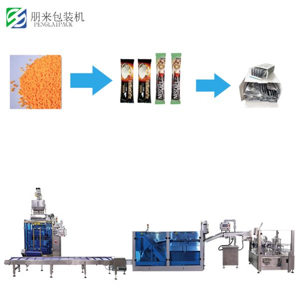 Automatic Multi Lane Sachet Packing Line Machine for Honey Ketchup Juice Stick Bag