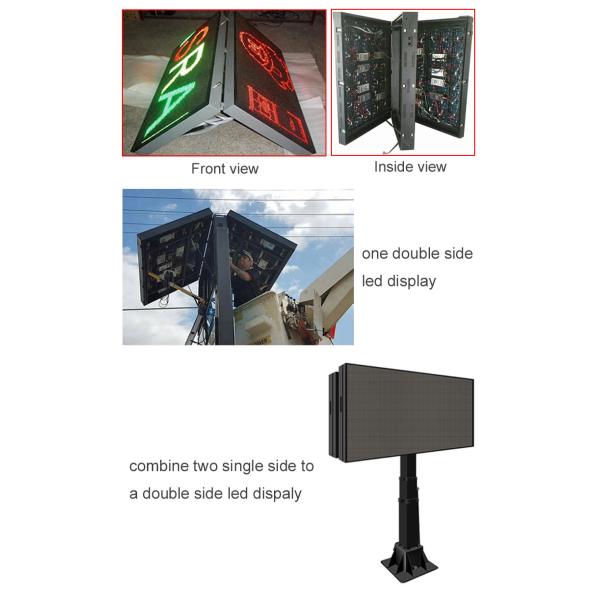 Double Side Front Access 8x4 Ft P10 SMD Outdoor LED Display
