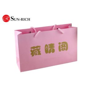 Buy cheap Customized Pink Printed paper bag for gift , garments from wholesalers