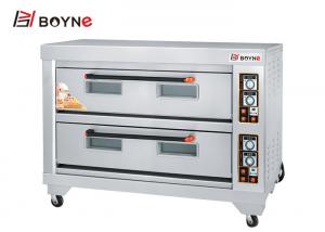 China Stainless Steel Deck Oven 220v Two Deck Two Tray for Restaurant wholesale
