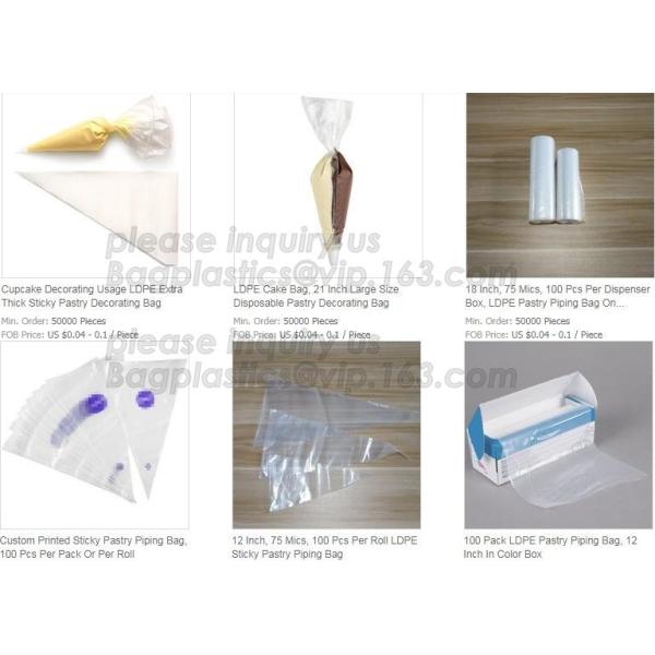 Pastry Disposable Bags Virgin LDPE Pastry Bag/Piping Pastry Bag Baking Decoratin Bags, Cake Cream, Decorating, Pastry Ba