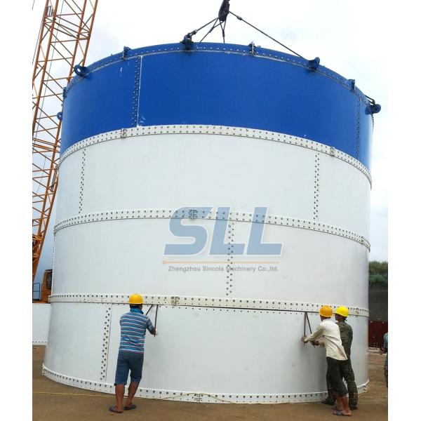 380V 400V 415V Portable Cement Silo , Lime Storage Silo Large Capacity