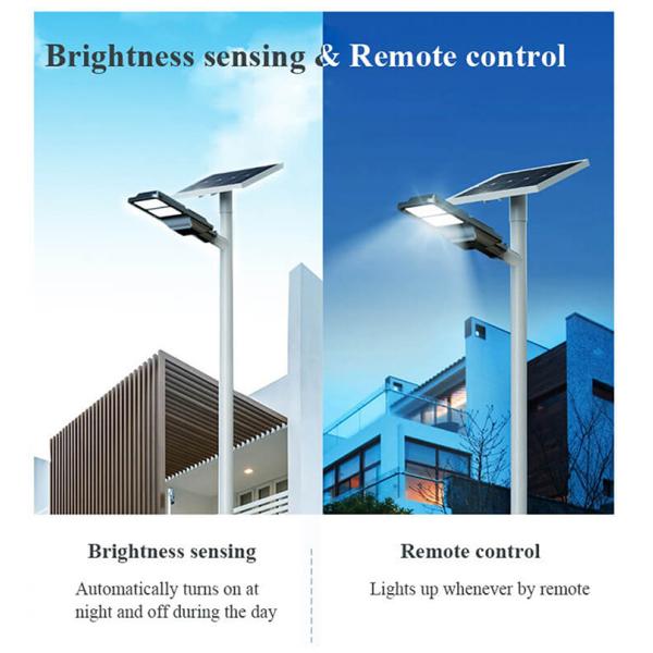 100W Outdoor Solar Street Lamp Type C Waterproof Powered LED Light
