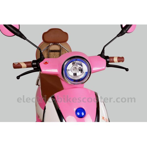 60V 500W Pedal Assisted Electric Scooter 14" 45km/H Brushless Motor Moped Classic Vespa