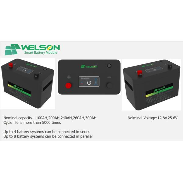 200ah 12v Lifepo4 Battery Cells Lithium Ion More Than 6000 Cycles Built In BMS