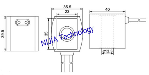 DC Solenoid Valve With Coil for Burkert Spinning Machine , 13.3mm OD