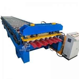 China PPGI Roof And Wall Panel Roll Forming Machine 5.5KW 3 Years Warranty on sale