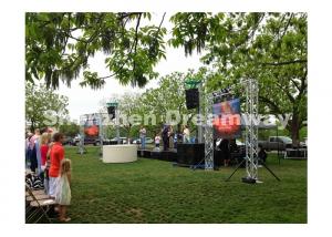 EPISTAR MBI5024 PH10 Outdoor LED Screen Rental Meanwell CE Power Supply