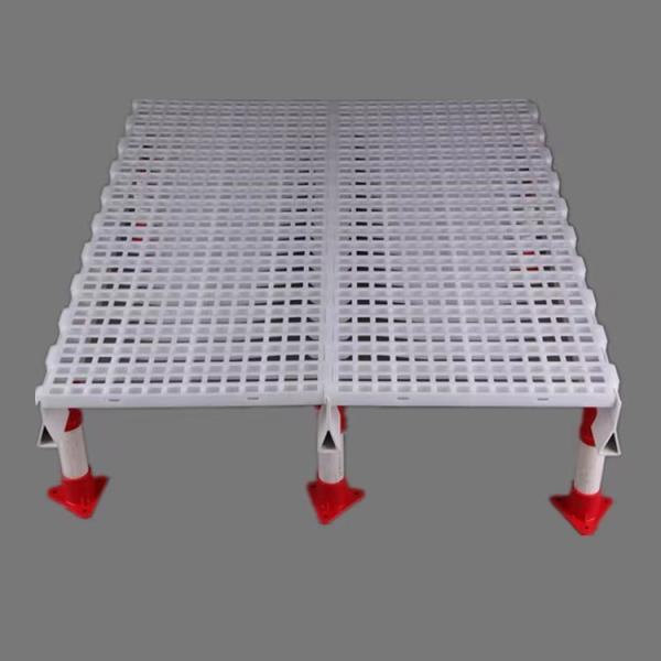 White Plastic Slatted Floor For Poultry Chicken House Floor Slats Rectangular