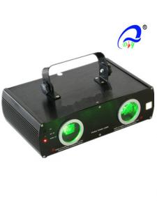 China Double Lens Club Laser Stage Light 30 Watt DMX Green Laser Light Two Heads wholesale