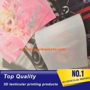 China Custom Soft Touch 3D Lenticular Printing of Flip Effects 3D TPU Lenticular For Clothes Shoes Banners Toys on sale