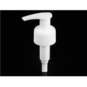 China Bathroom Plastic Lotion Pump , Ribbed Left Right Hand Lotion Pump Dispenser 24/410 on sale