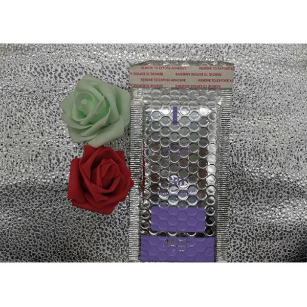 Quadrate Waterproof Holographic Laser Bubble Mail Bag Self Adhesive Express Pouch