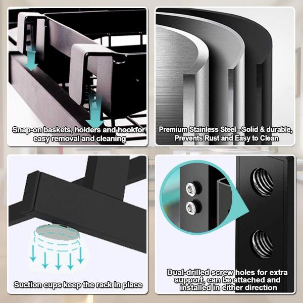 20inch height adjustable over sink dish rack , drying rack dishes over sink 12inch width