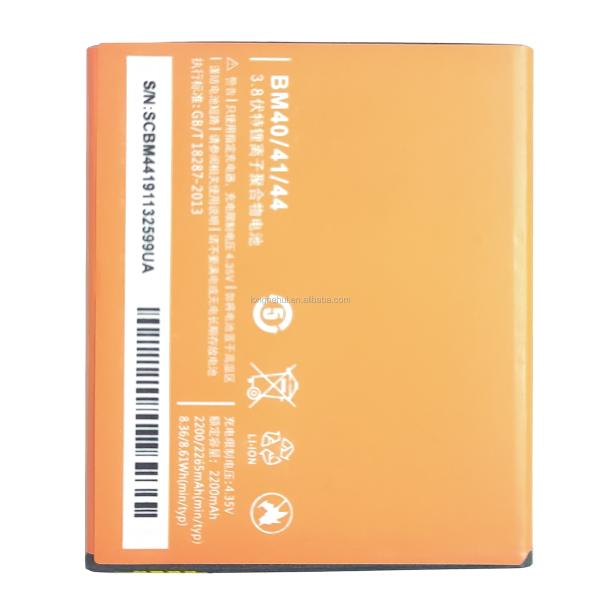 Double IC Protection 2200mAh BM40 BM41 BM44 Red-mi 2A Battery for XiaoMI 2A Mobile Phone