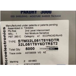 China STM32L051T8Y6DTR 16/32Bits 88µA ARM Microcontrollers MCU wholesale