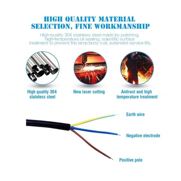 18w 12v Underwater LED Lights , Underwater LED Lamp For Swimming Pool