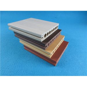China Anti-UV Vinyl Decking Material / WPC Decking for Outdoor Flooring wholesale