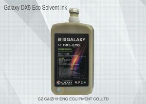 China Dynamic Galaxy Eco Solvent Ink Wide Color Gamut For Epson DX5 / DX4 Print Head wholesale