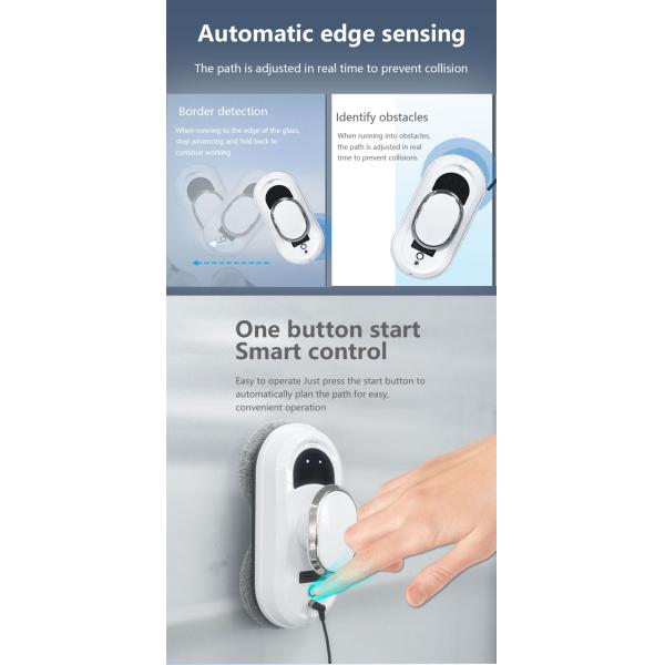 Remote Control app Controlled Intelligent Window Cleaner Robot with Private Mold