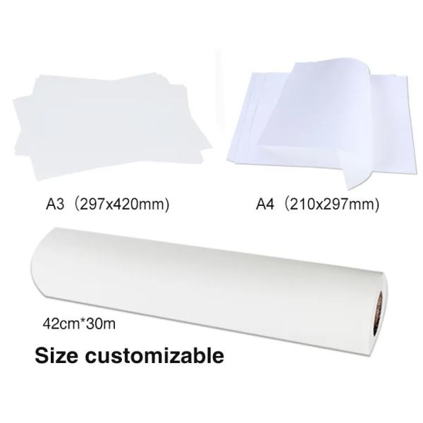 Wholesale High Quality Quick Dry Heat Transfer Sublimation Paper A4 For T-shirt And Mug