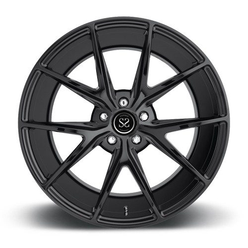 Chinese customize deep dish 1 pc flow forged red color wheel rim