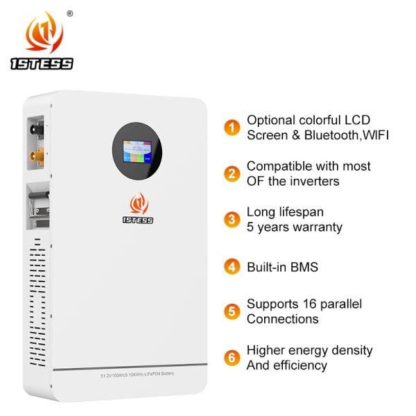 5.12kwh Energy Storage Battery system 100Ah home energy storage battery