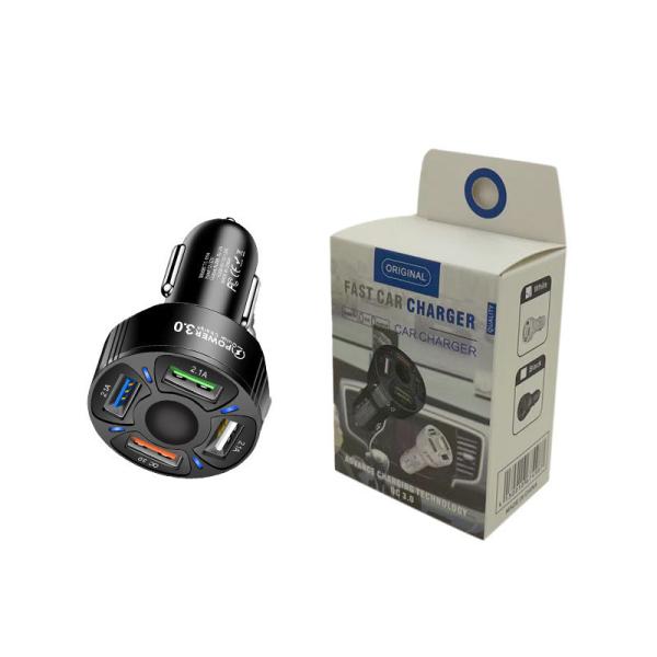 Universal Cell Phone Portable Car Charger 35W 32V Fireproof 4 USB