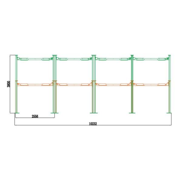 3 Level Parking Lift/ Car Parking System to Singapore,Malaysia, America, Pune, India, Philippines, Colombia