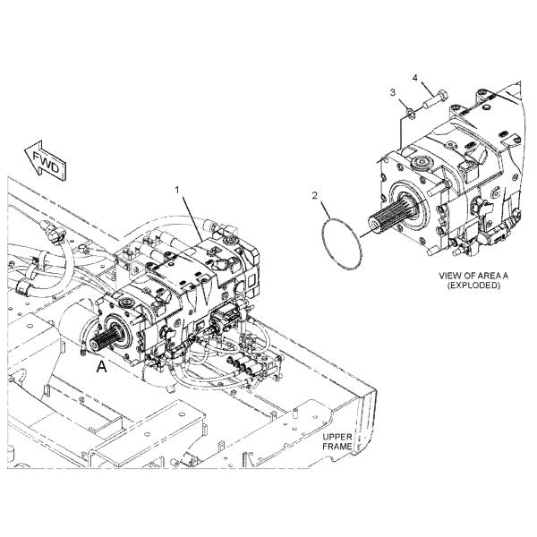 369-9655 3699655 Excavator Hydraulic Pump A28VO280 For TQ 390F 374F