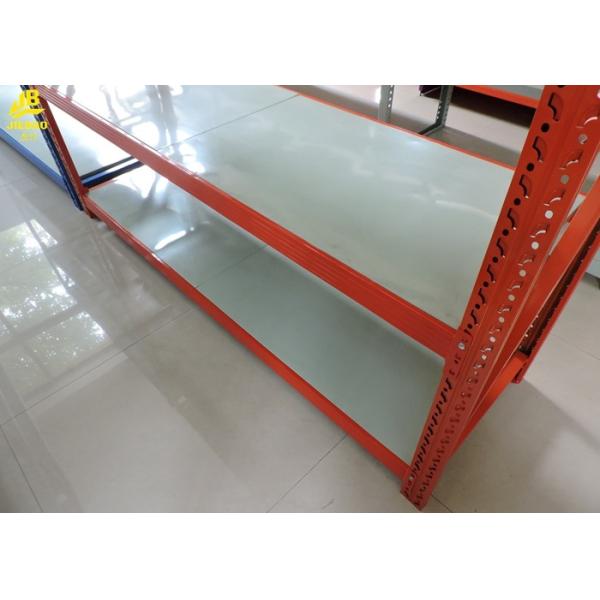 Durable Heavy Duty Warehouse Steel Racks With Automatic Butterfly Punching Holes