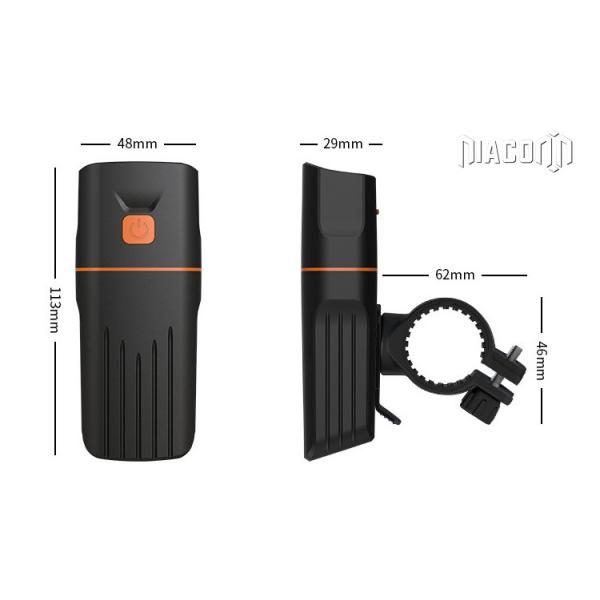 Durable Led USB Rechargeable Bike Light Set Aluminum Material 30W CREE Xml