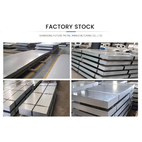 Hot Rolled 40-180g DX51D Galvanized Steel Sheet Metal For Construction Bending