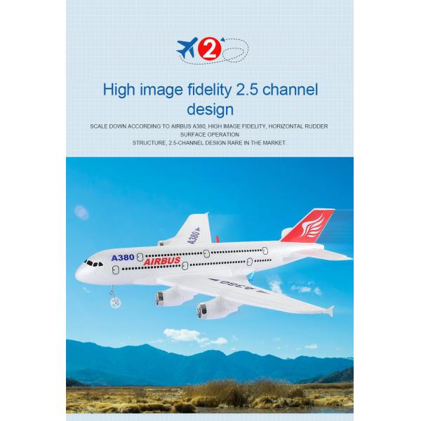Features Auto Return 2.4 G Durable Styrofoam Airplane 70g Remote Control Model Toy Helicopter A380 Rc Aircraft Plane 110m Box