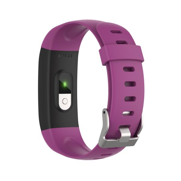 Black TFT IP67 Tuya Smartwatch With Oximeter And Body Temperature