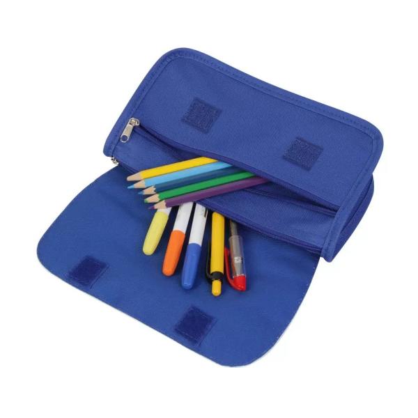 Canvas Blank Sublimation Makeup Bag Detachable Flap DIY Custom Logo Print Pencil Cosmetic Bags