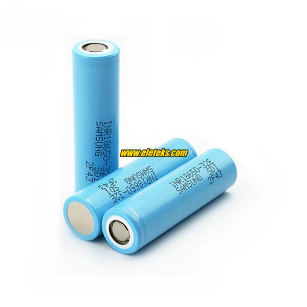 Samsung INR18650-32E 3200mAh 3.7V 10A high drain li-ion batteries high capacity cells Authentic 18650 battery from Korea