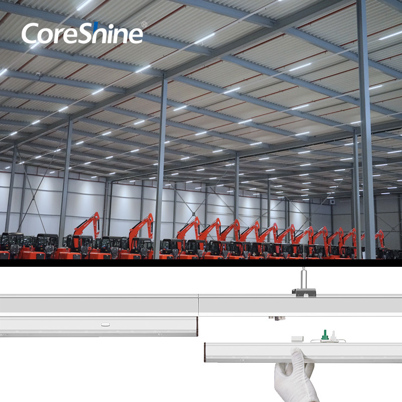 China DALI 2 6000lm Dimmable Linear Light , 240cm Linkable Industrial Lighting wholesale